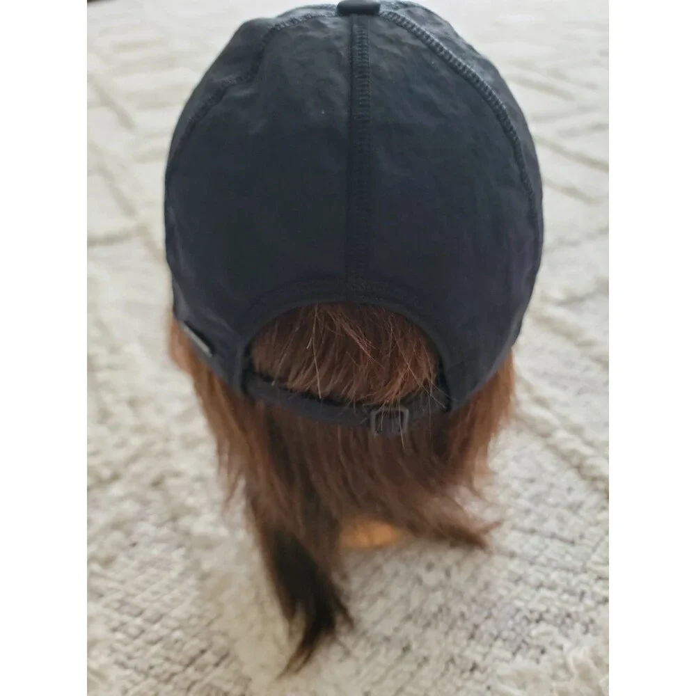 Womens Lululemon Black Nylon Hat One Size